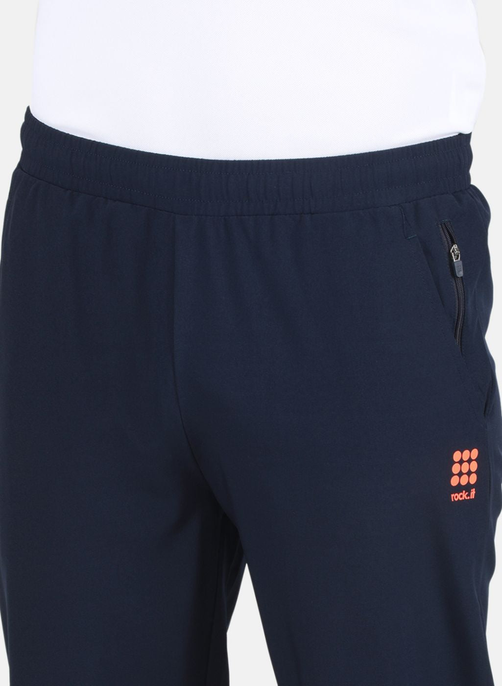 Rock.it Men Navy Blue Regular Fit Lower