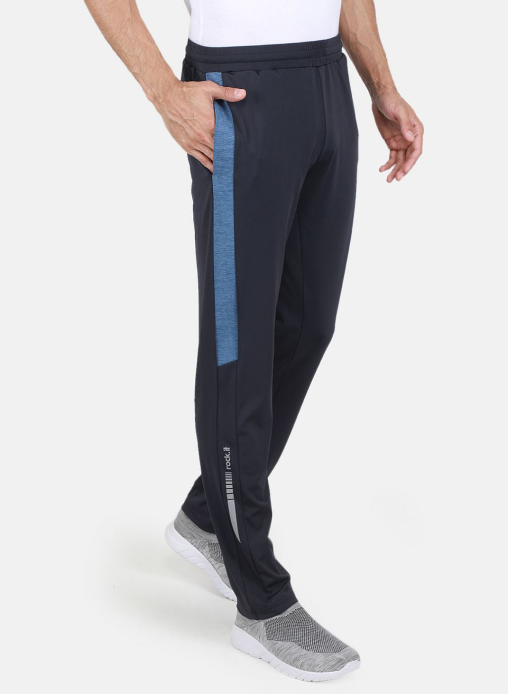 Rock.it Men Navy Blue Regular Fit Lower