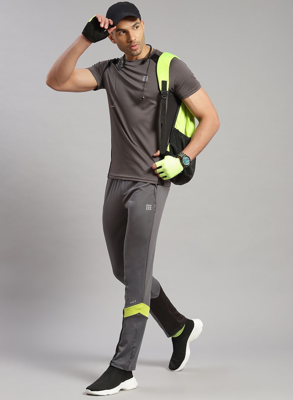 Rock.it Men Grey Regular Fit Lower