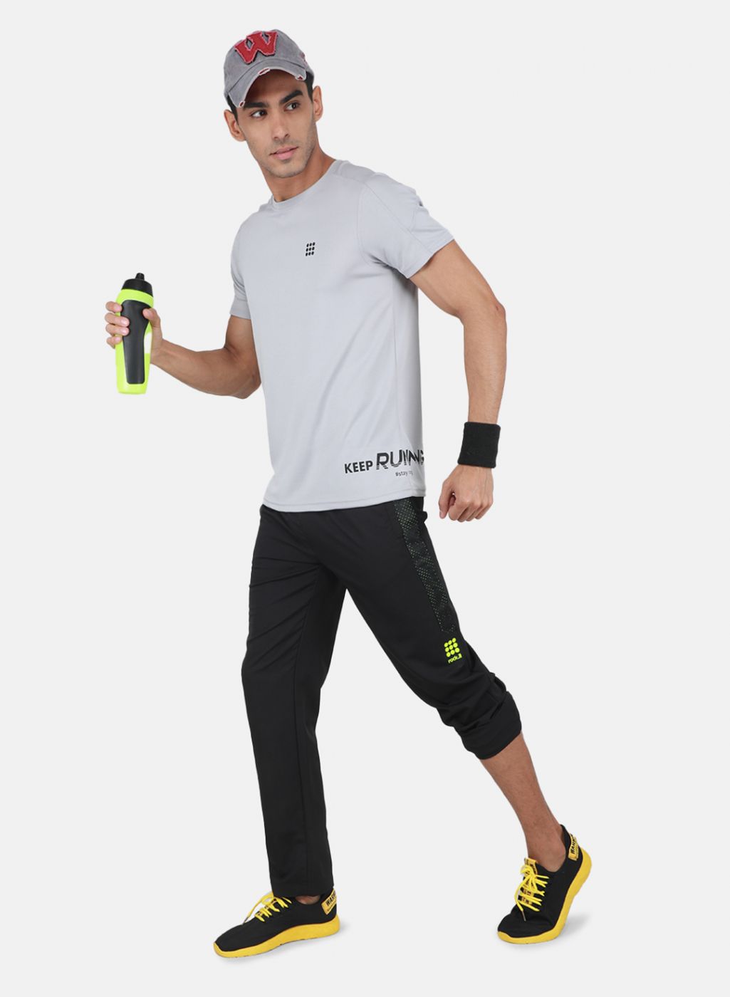 Rock.it Men Black Regular Fit Lower