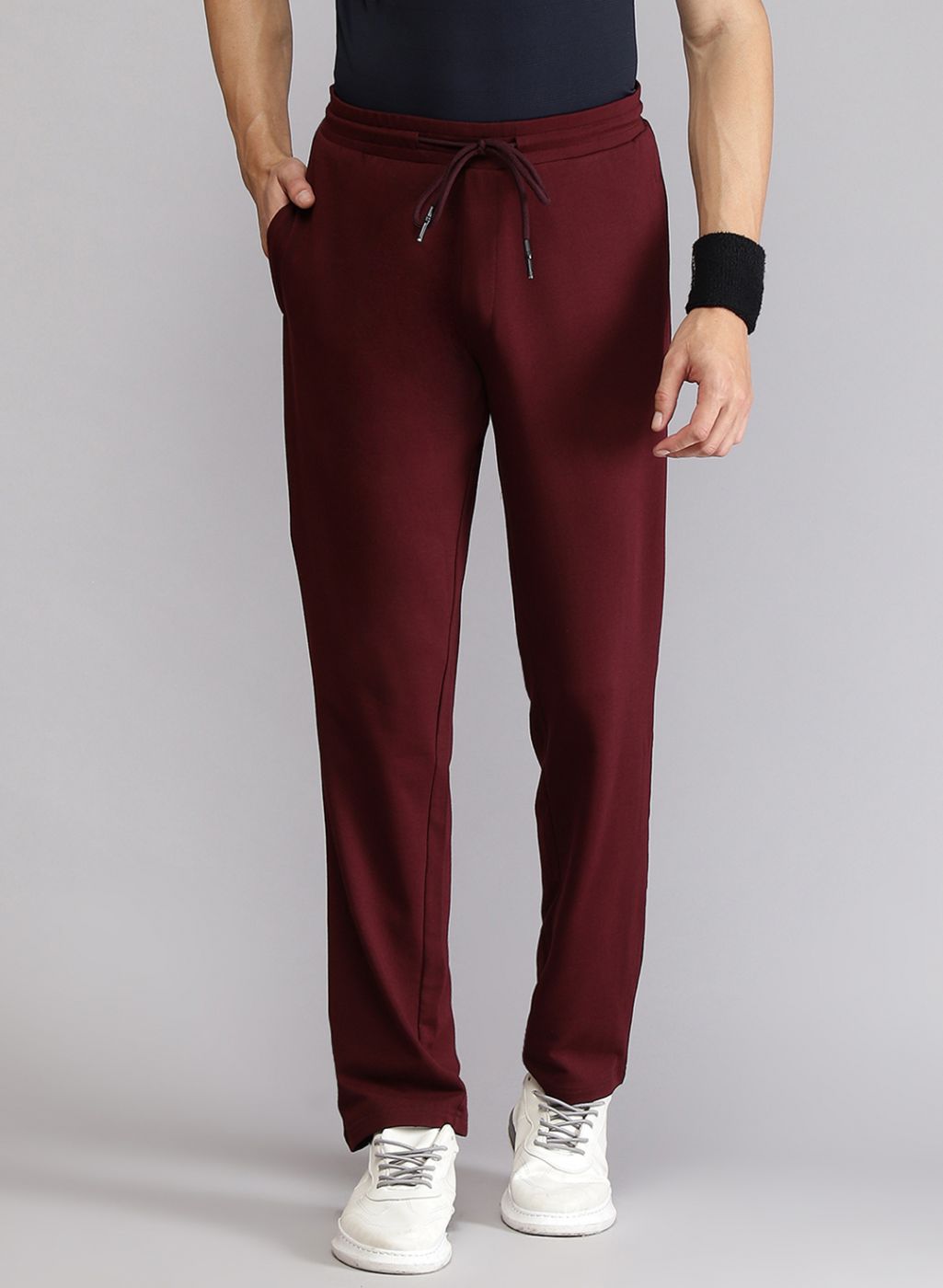 Rock.it Men Burgundy Smart Fit Lower