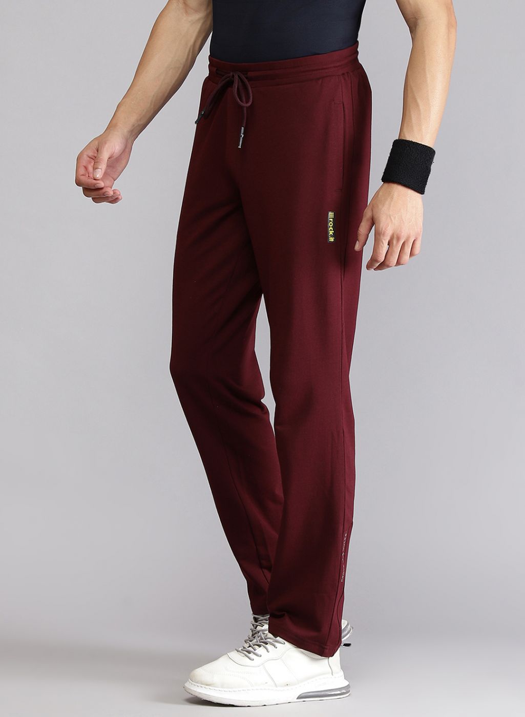 Rock.it Men Burgundy Smart Fit Lower