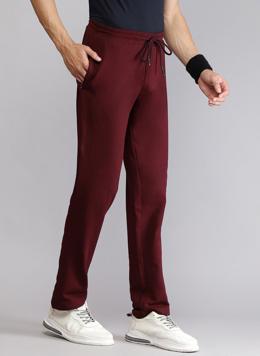 Rock.it Men Burgundy Smart Fit Lower