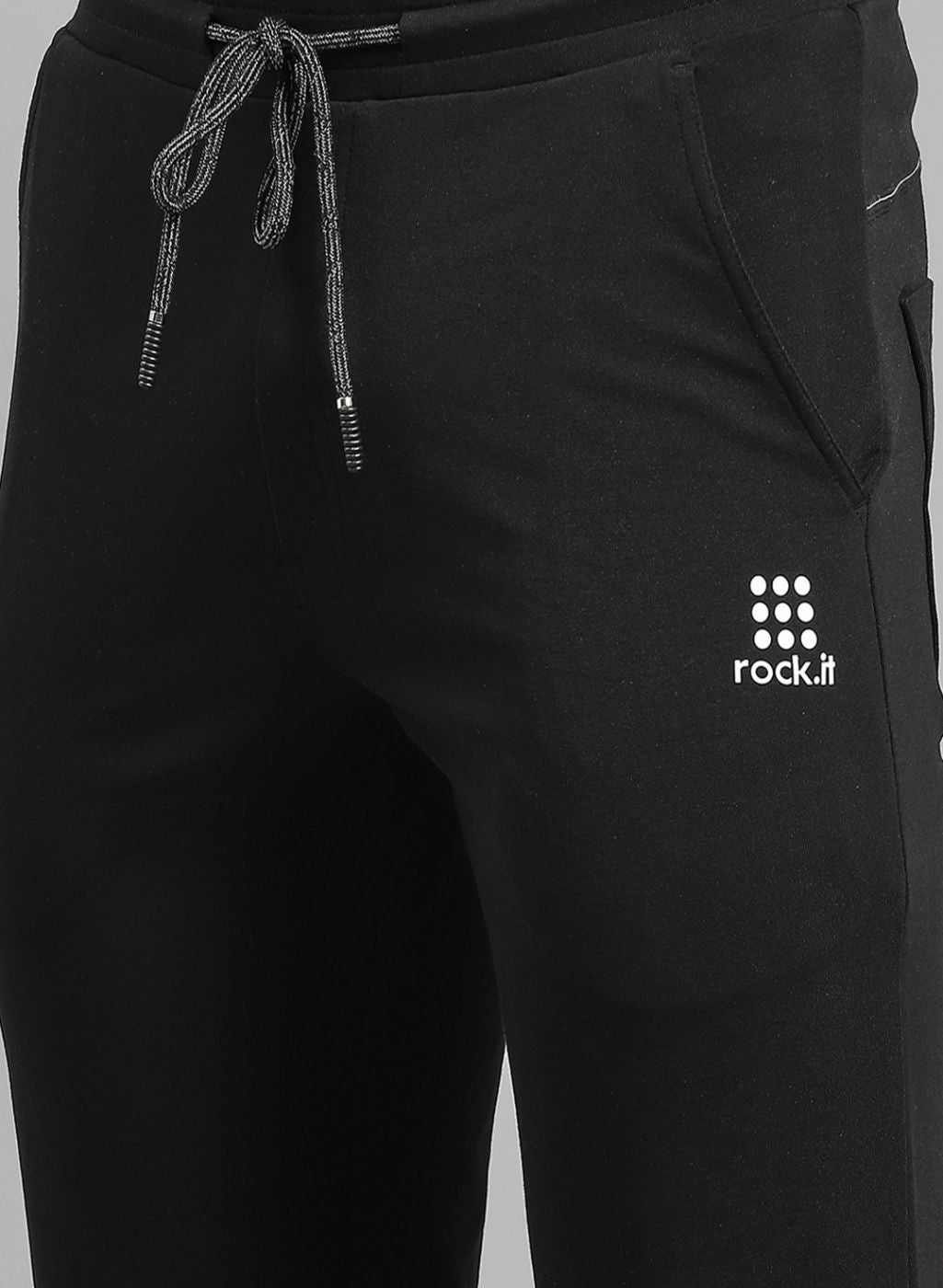 Rock.it Men Black Smart Fit Lower