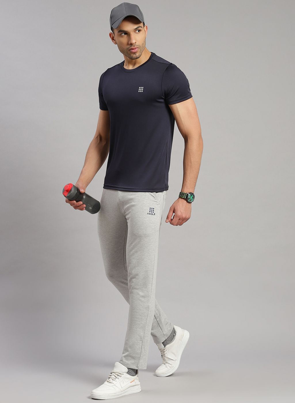 Rock.it Men Grey Smart Fit Lower