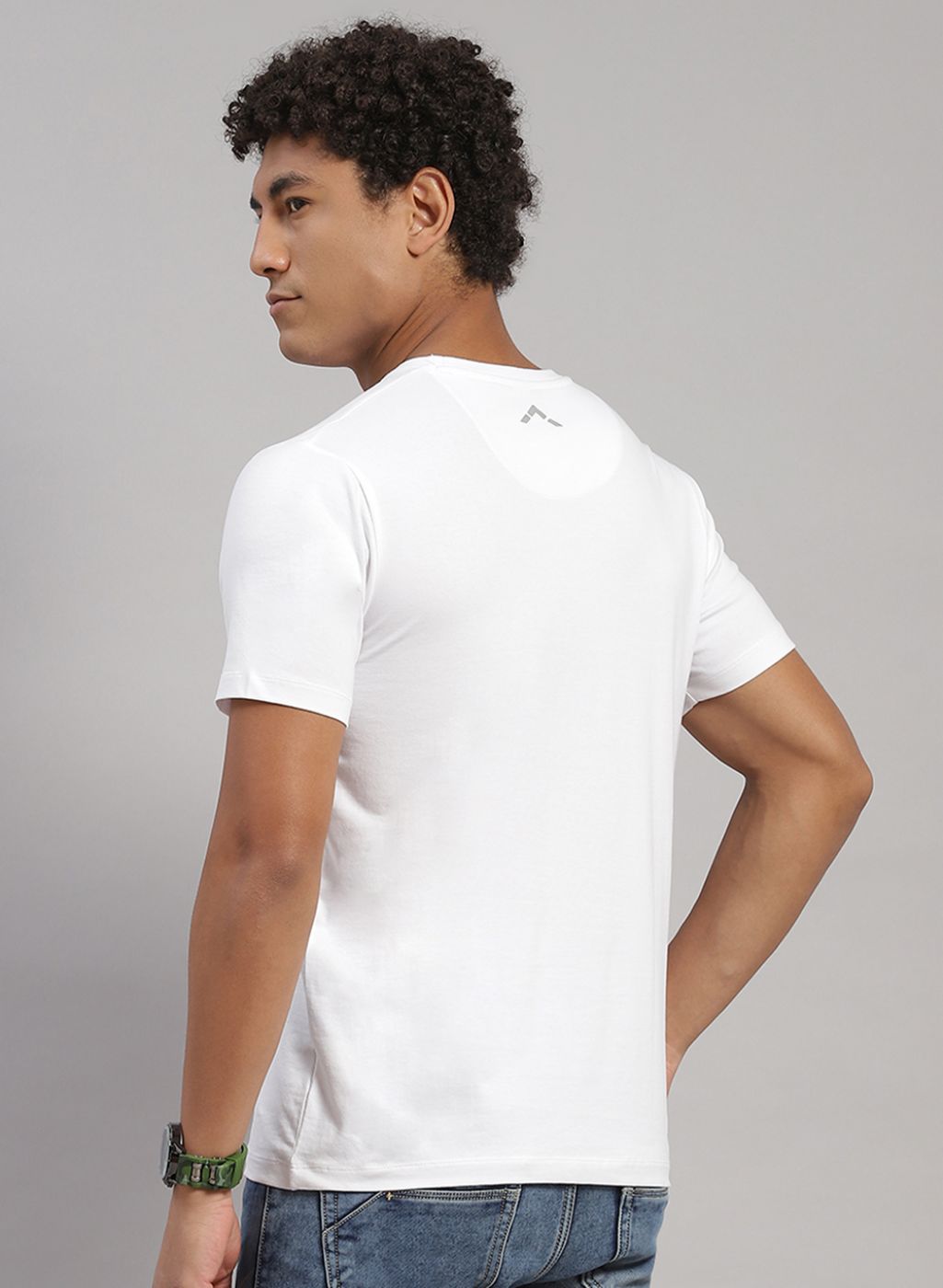 Rock.it Men White Printed T-Shirt