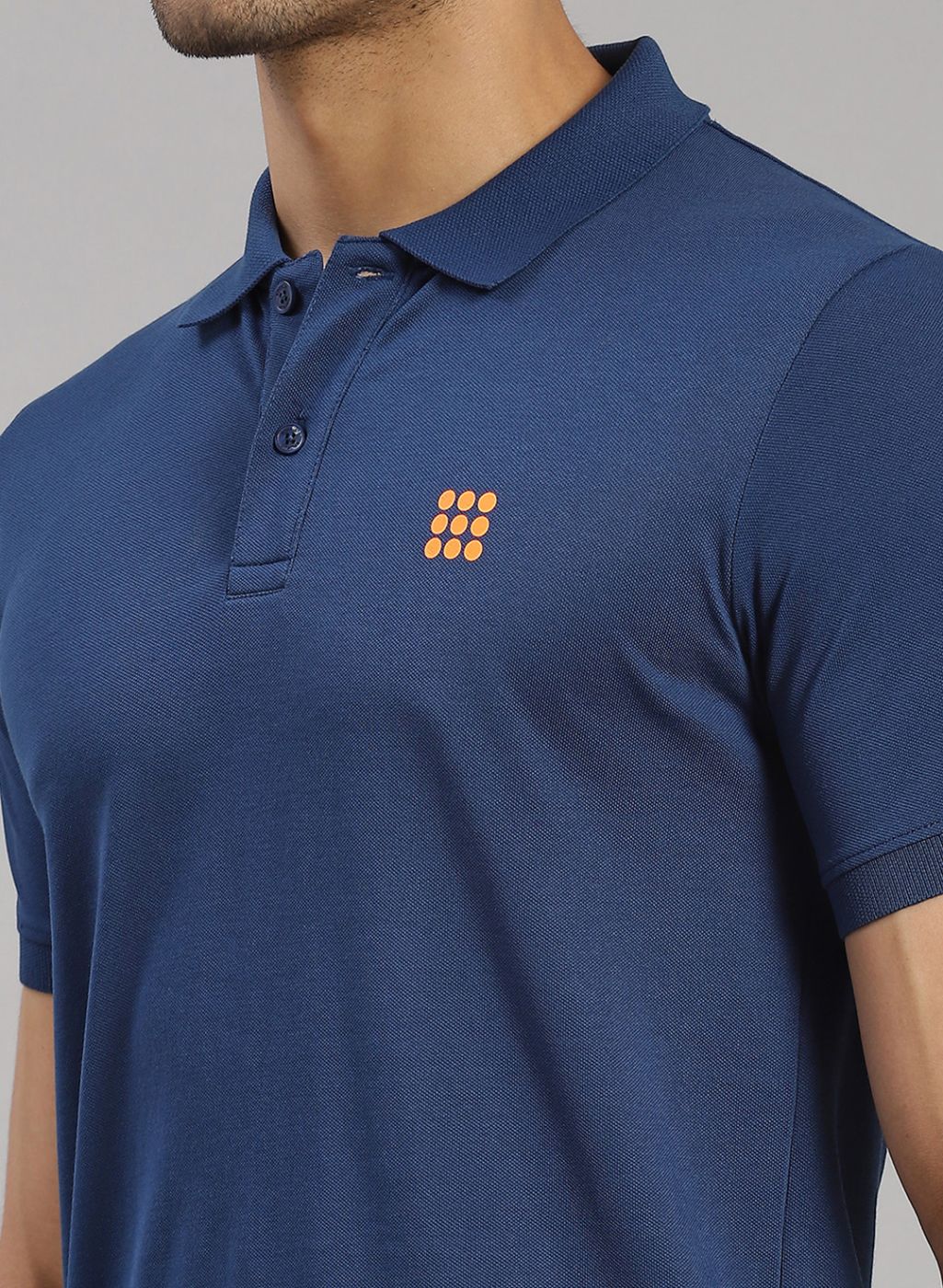 Rock.it Men Blue Solid T-Shirt