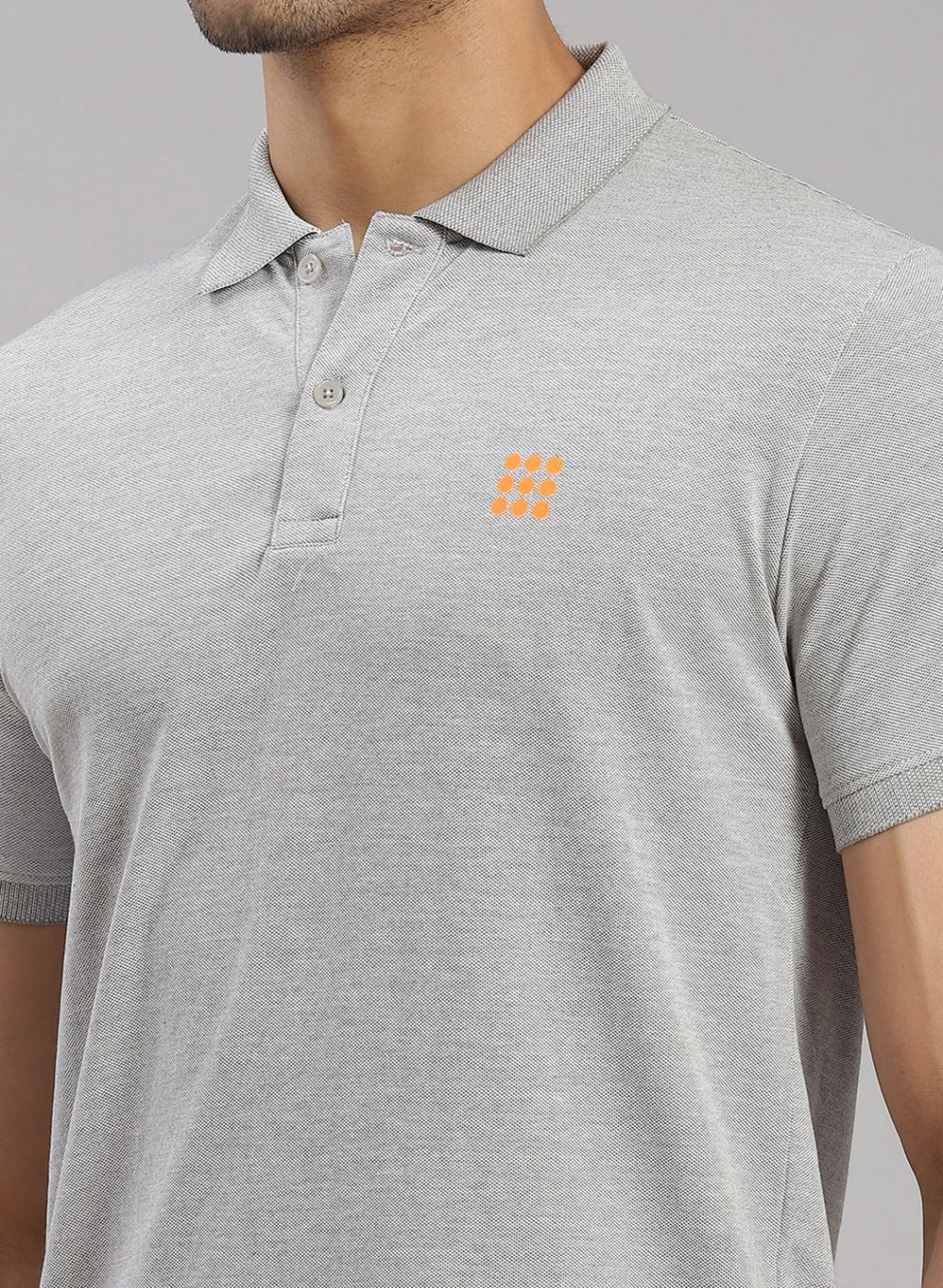 Rock.it Men Grey Solid T-Shirt