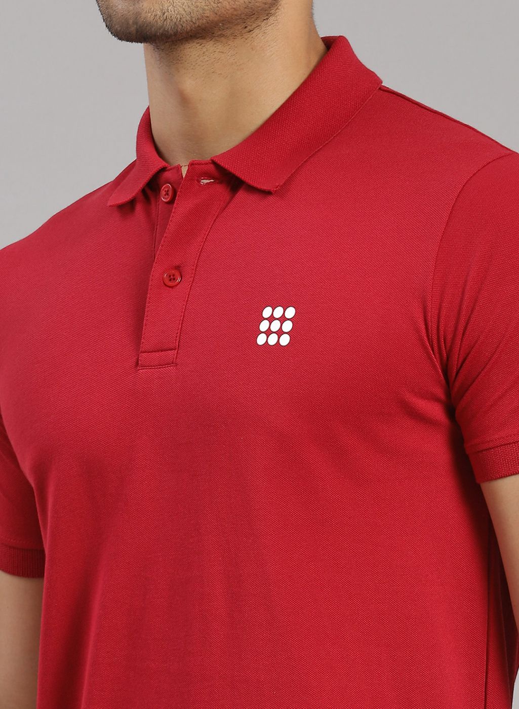 Rock.it Men Maroon Solid T-Shirt