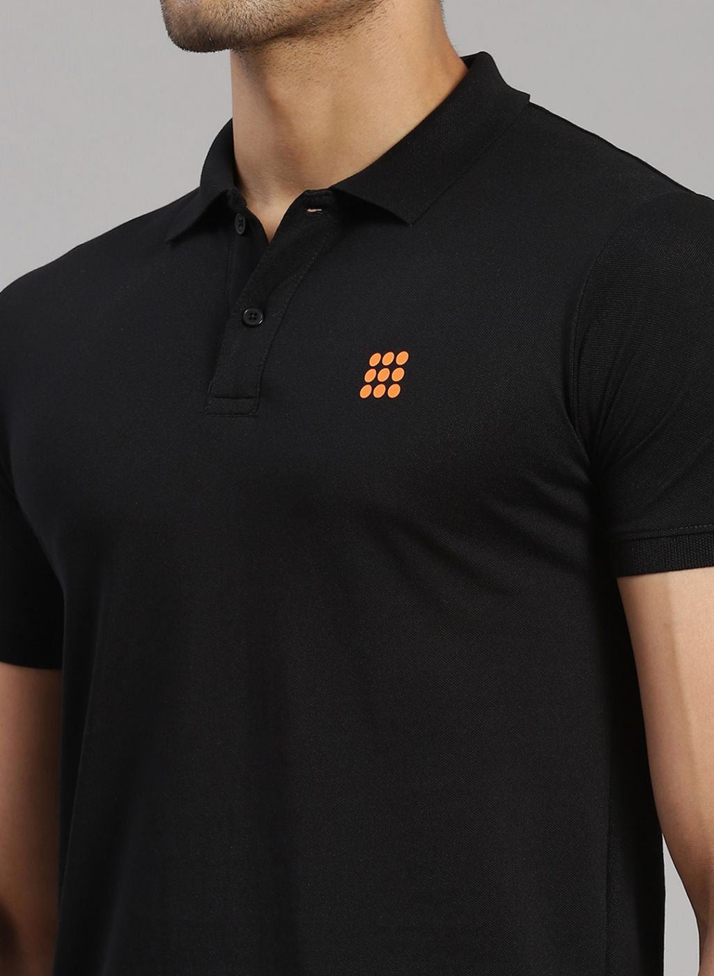 Rock.it Men Black Solid T-Shirt