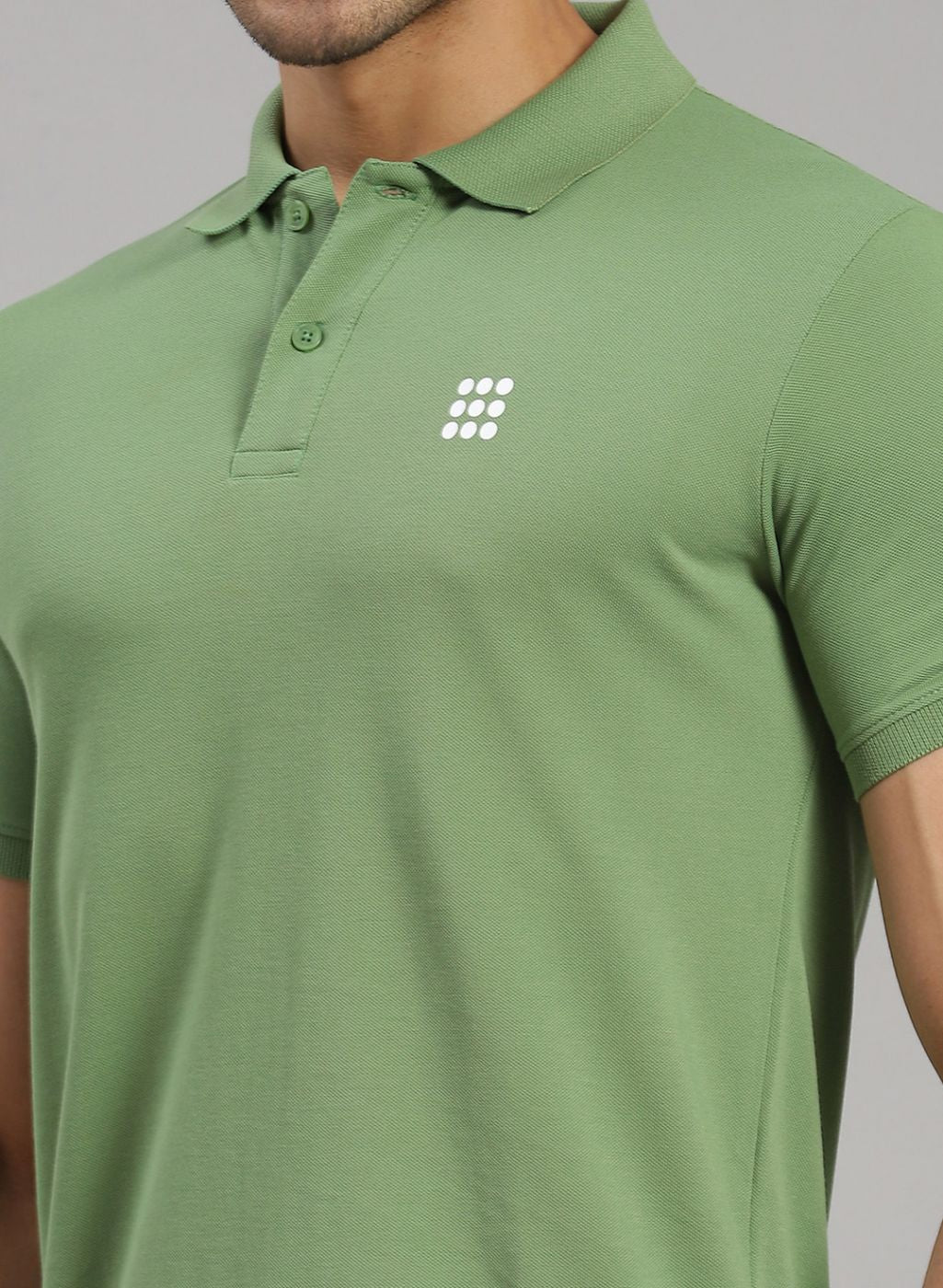 Rock.it Men Green Solid T-Shirt