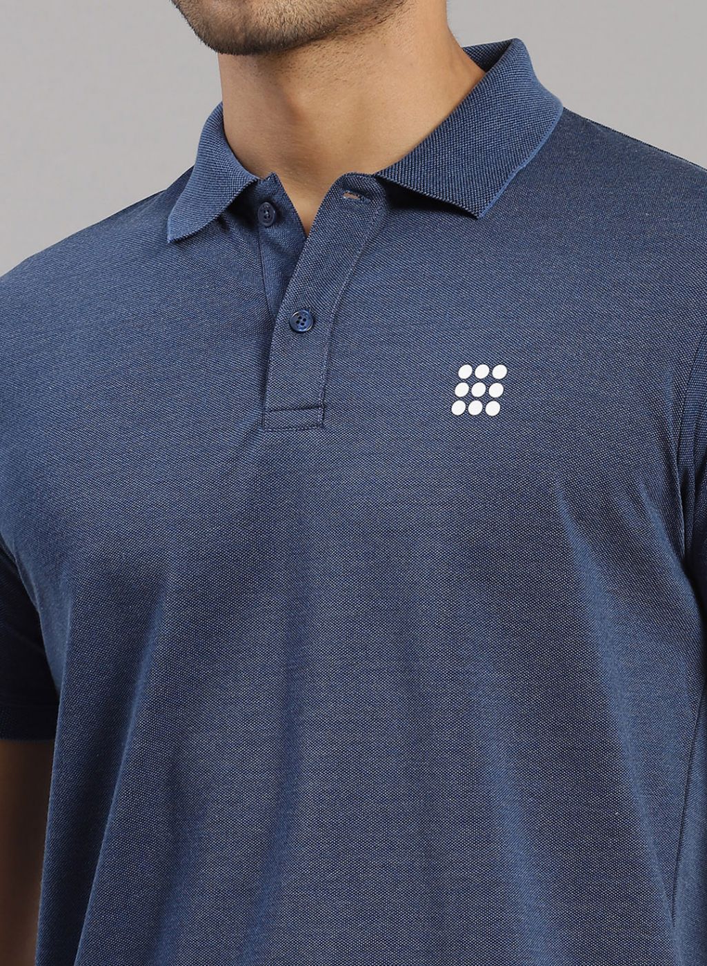 Rock.it Men Blue Solid T-Shirt