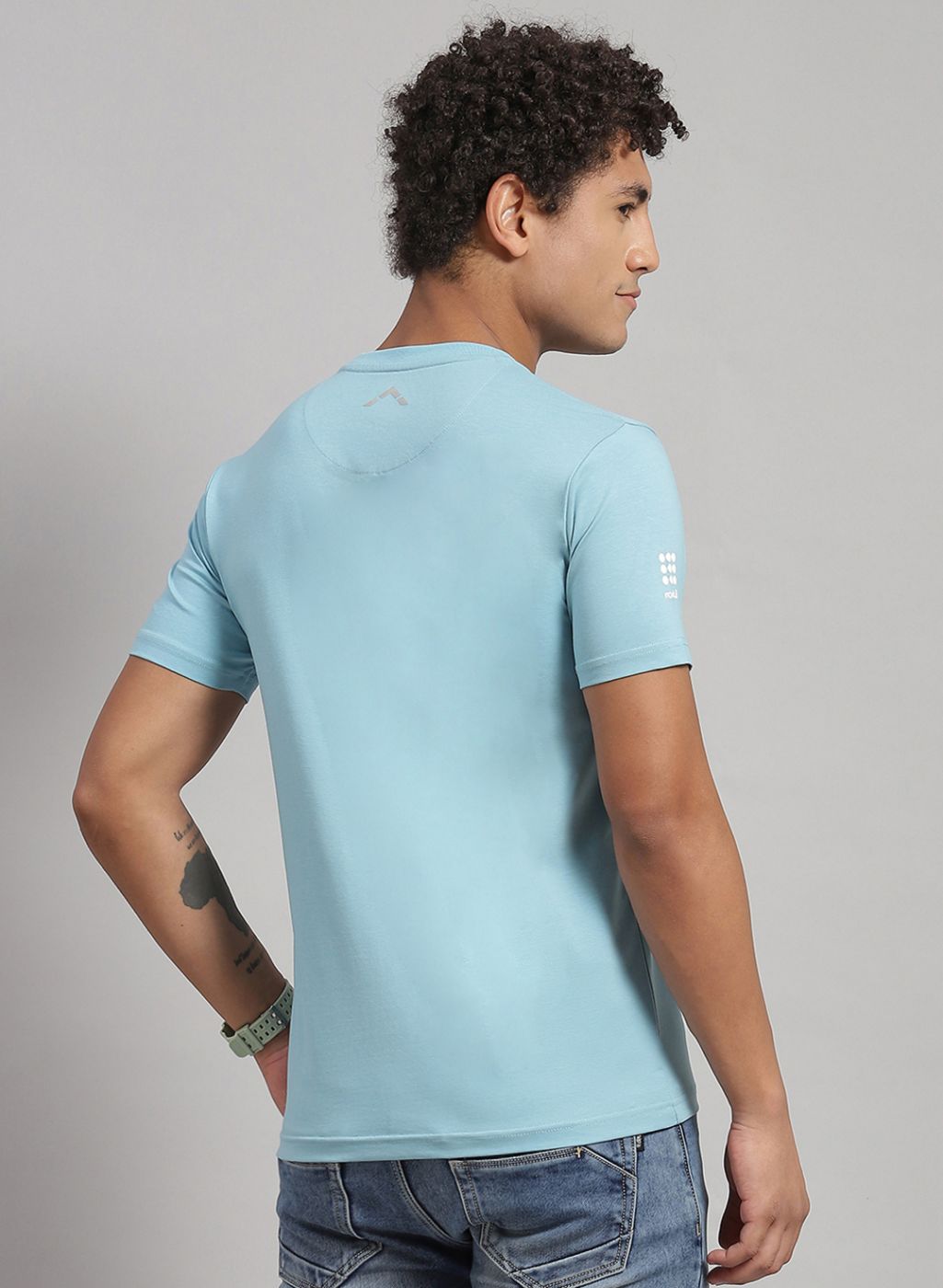 Rock.it Men Peach Printed T-Shirt 2 Pc