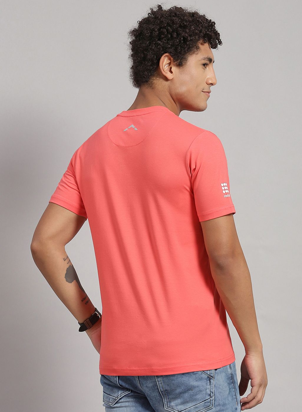 Rock.it Men Yellow Printed T-Shirt 2 Pc