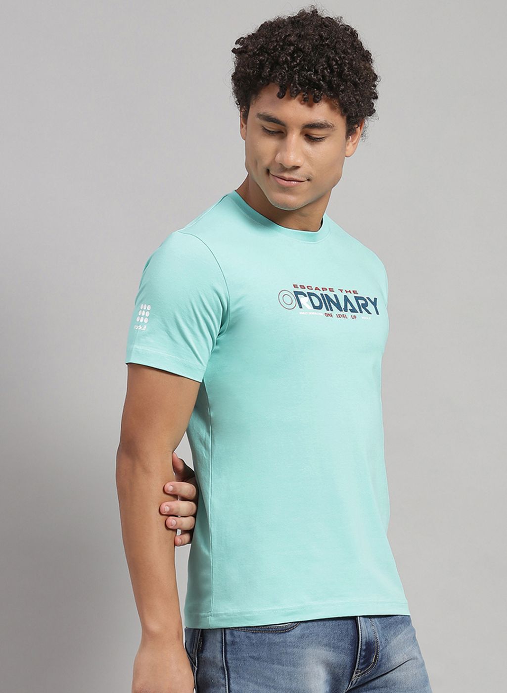 Rock.it Men Green Printed T-Shirt 2 Pc