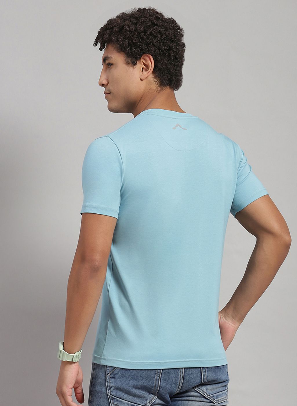 Rock.it Men Blue Printed T-Shirt 2 Pc