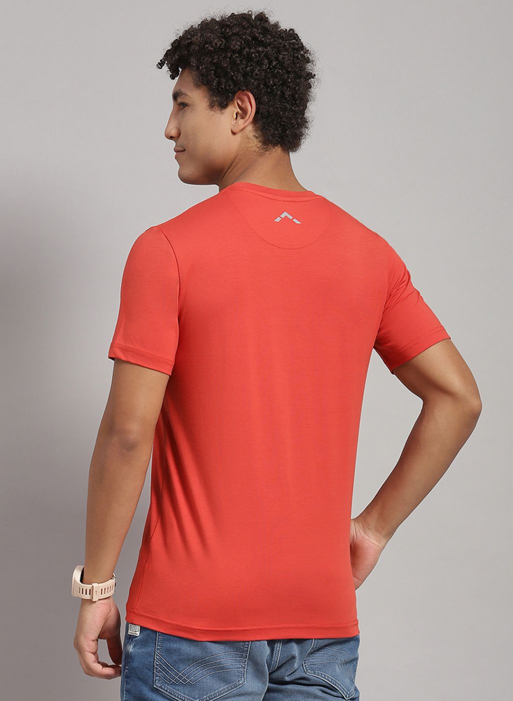 Rock.it Men Orange Printed T-Shirt 2 Pc