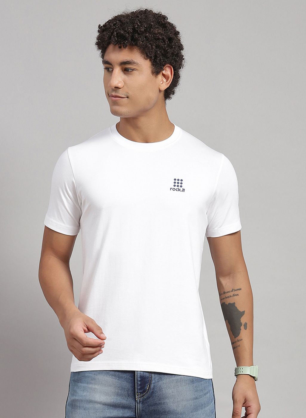 Rock.it Men Blue Solid T-Shirt 2 Pc