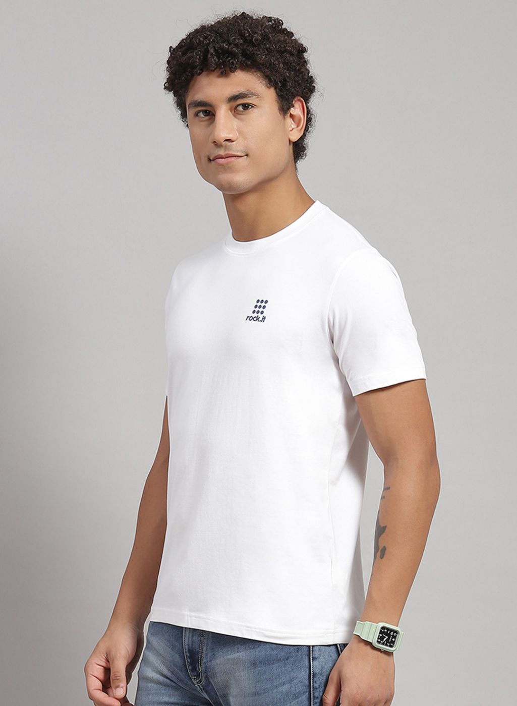 Rock.it Men Blue Solid T-Shirt 2 Pc