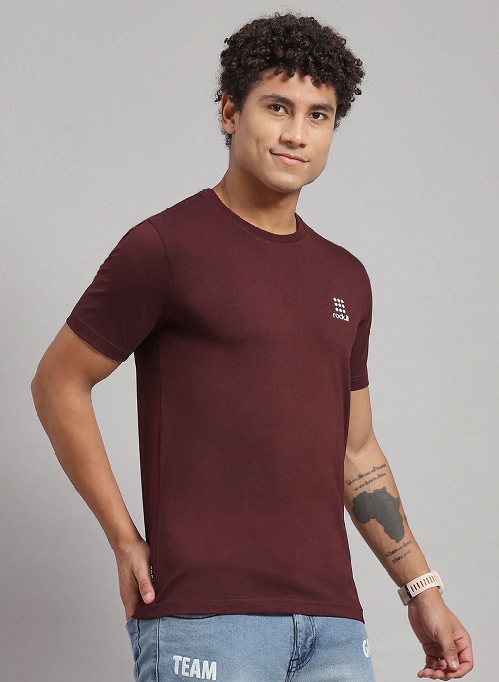 Rock.it Men Green Solid T-Shirt 2 Pc