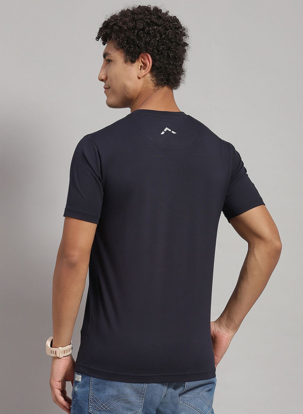 Rock.it Men Orange Solid T-Shirt 2 Pc