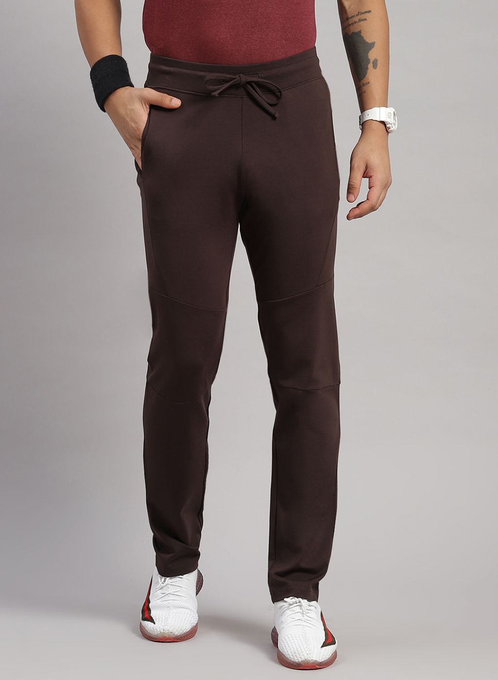 Rock.it Men Maroon Regular Fit Lower