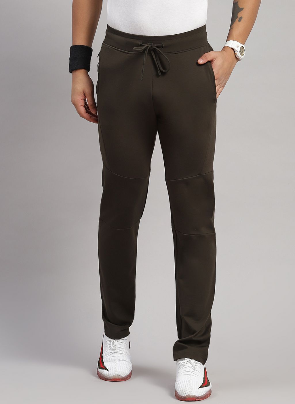 Rock.it Men Olive Regular Fit Lower