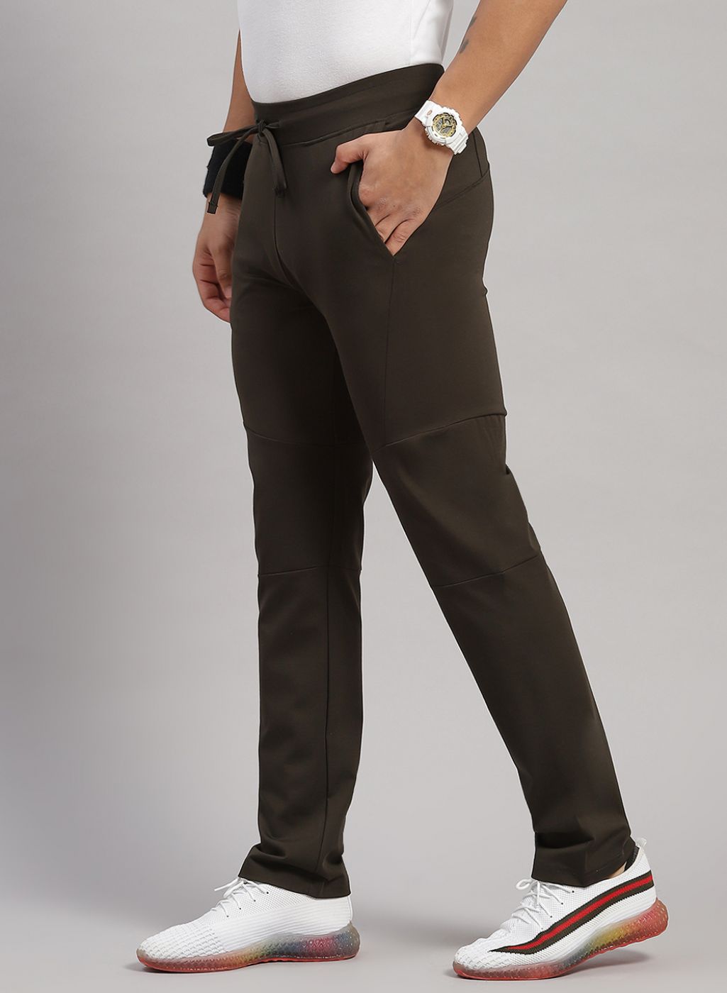 Rock.it Men Olive Regular Fit Lower