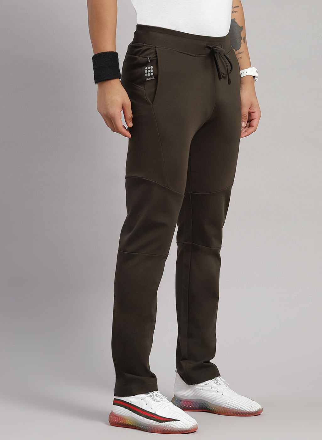 Rock.it Men Olive Regular Fit Lower
