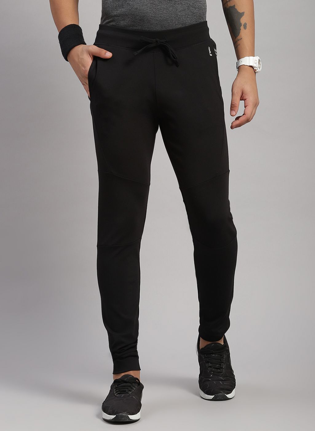 Rock.it Men Black Regular Fit Jogger