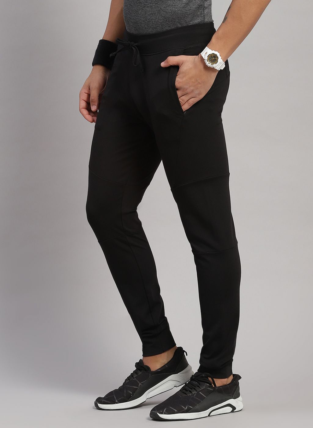 Rock.it Men Black Regular Fit Jogger