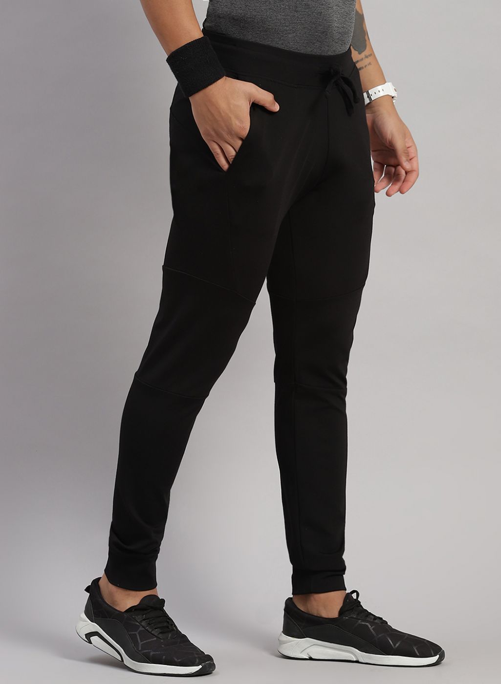 Rock.it Men Black Regular Fit Jogger