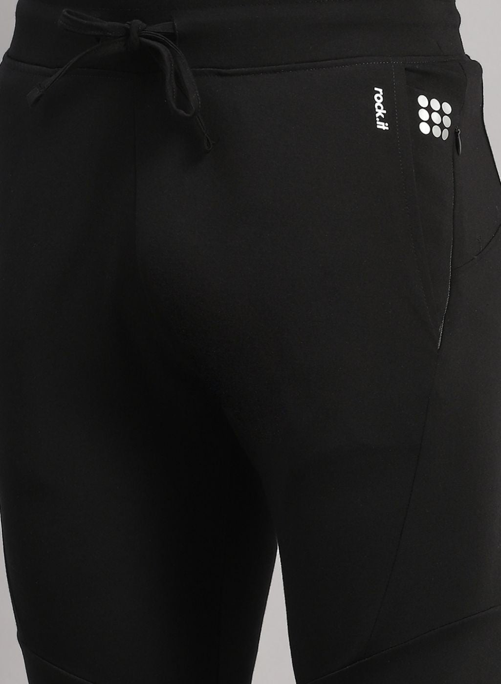 Rock.it Men Black Regular Fit Jogger