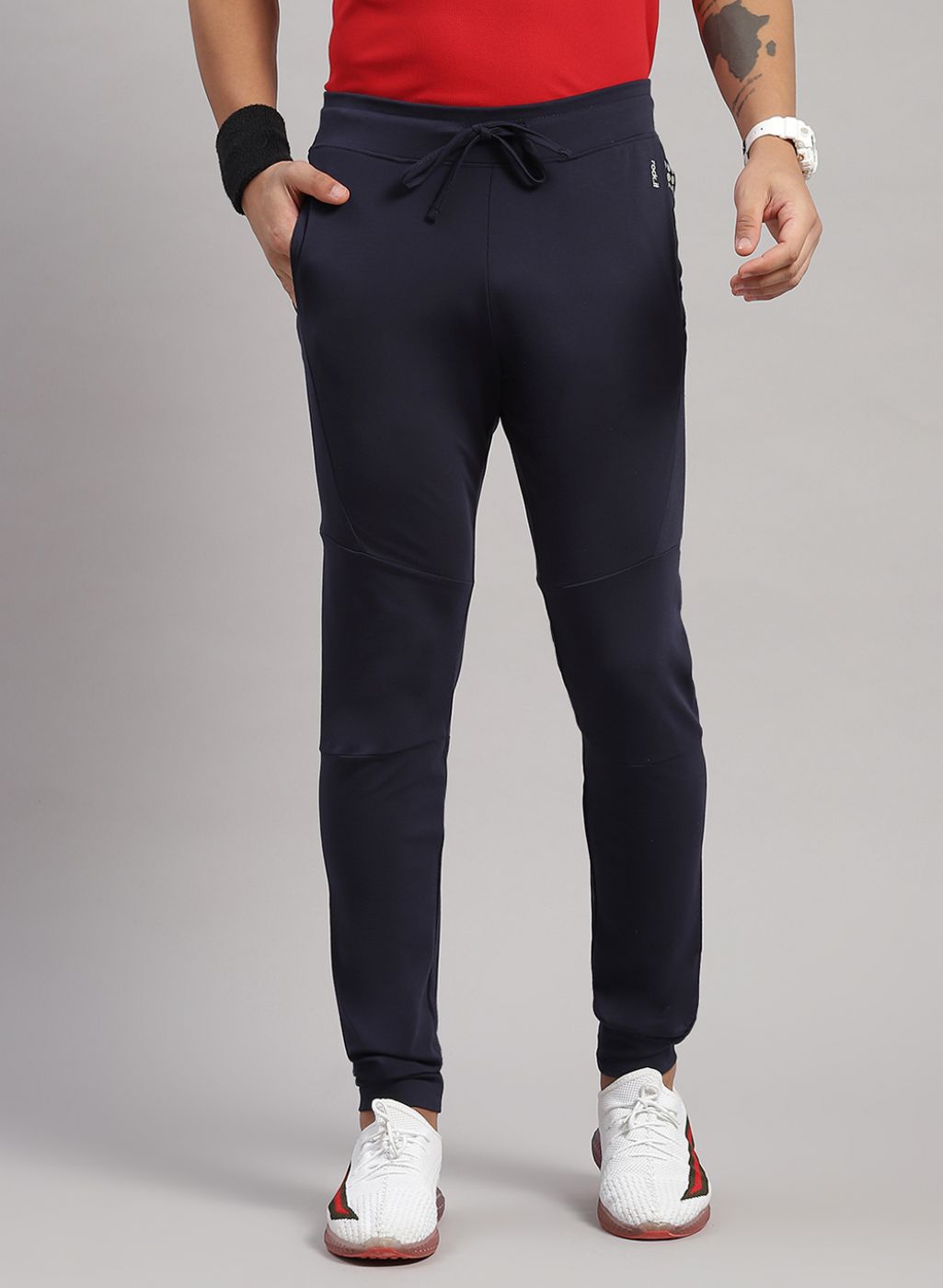 Men Navy Blue Regular Fit Jogger