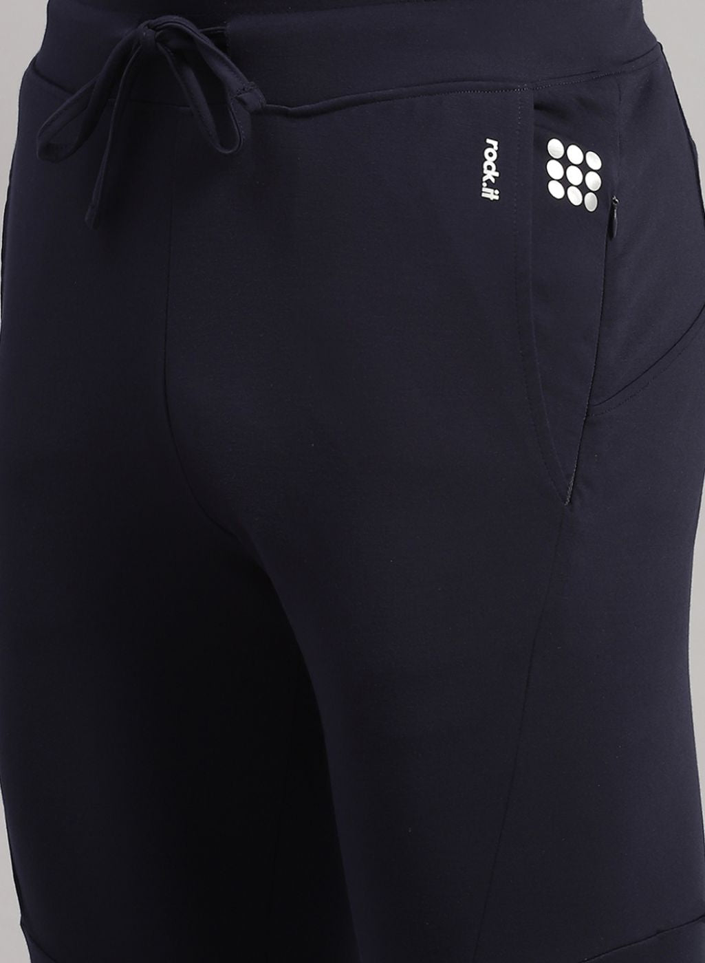 Rock.it Men Navy Blue Regular Fit Jogger