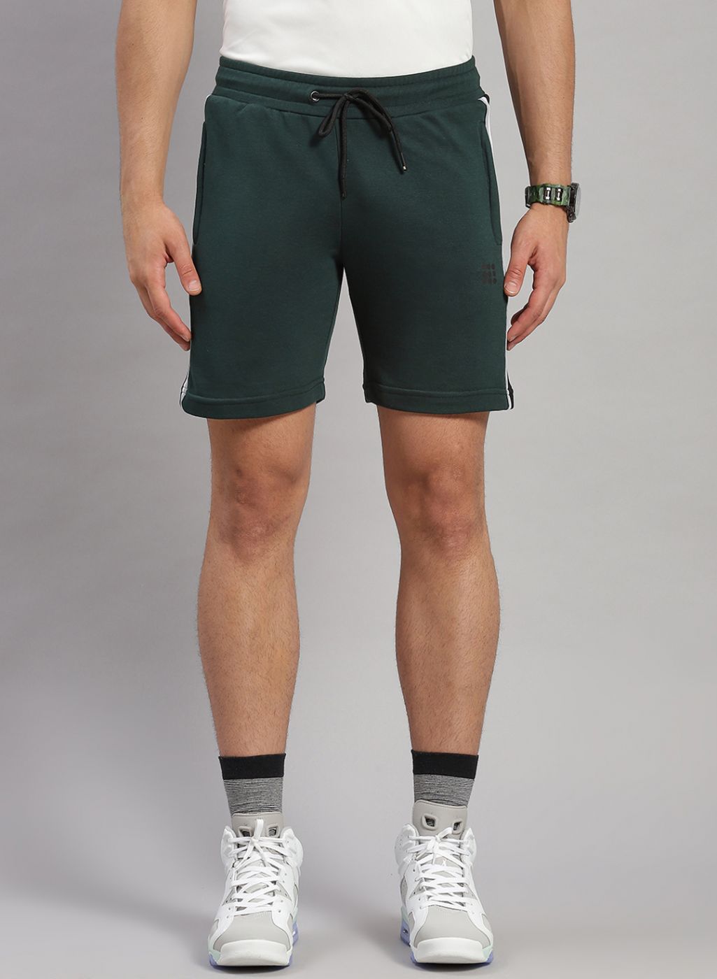 Rock.it Men Green Solid Smart Fit Short