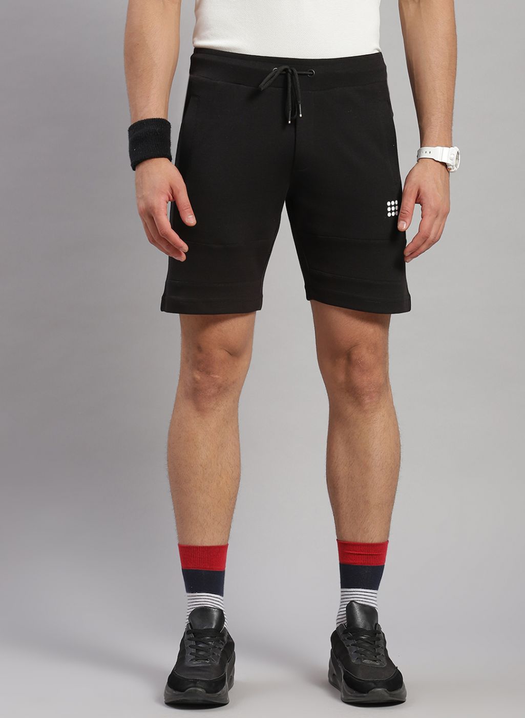 Rock.it Men Black Solid Short