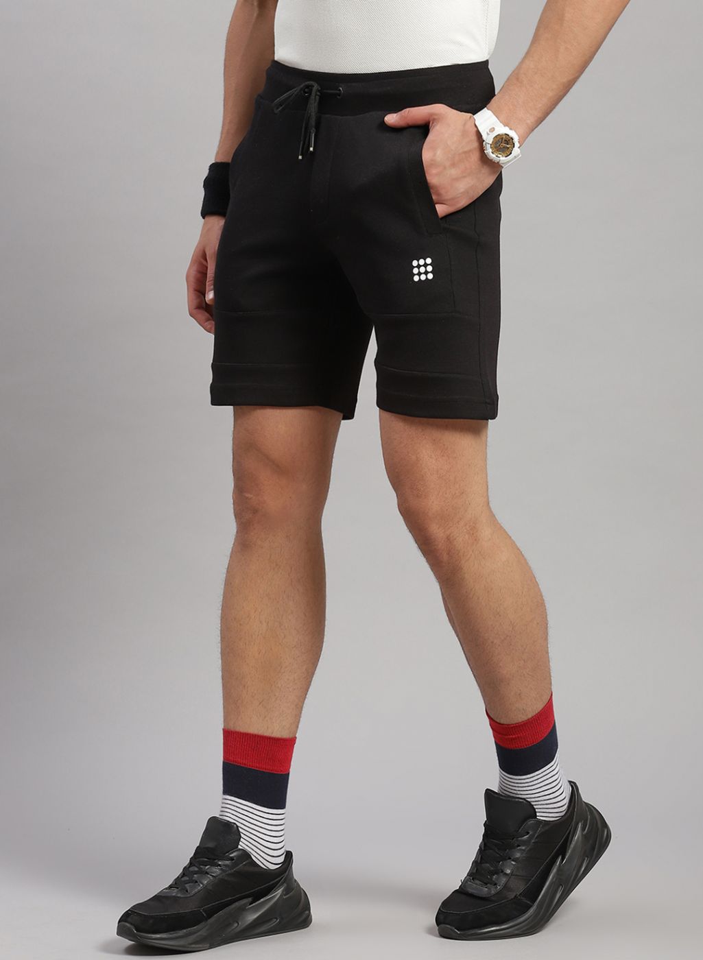 Rock.it Men Black Solid Short