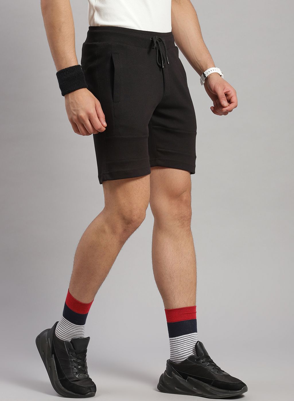 Rock.it Men Black Solid Short