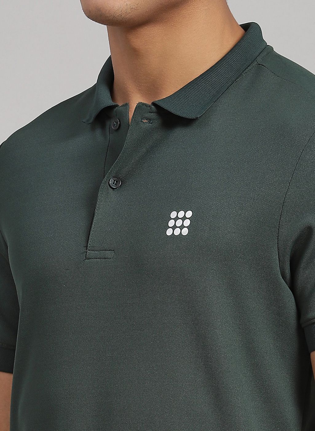 Rock.it Men Green Solid T-Shirt