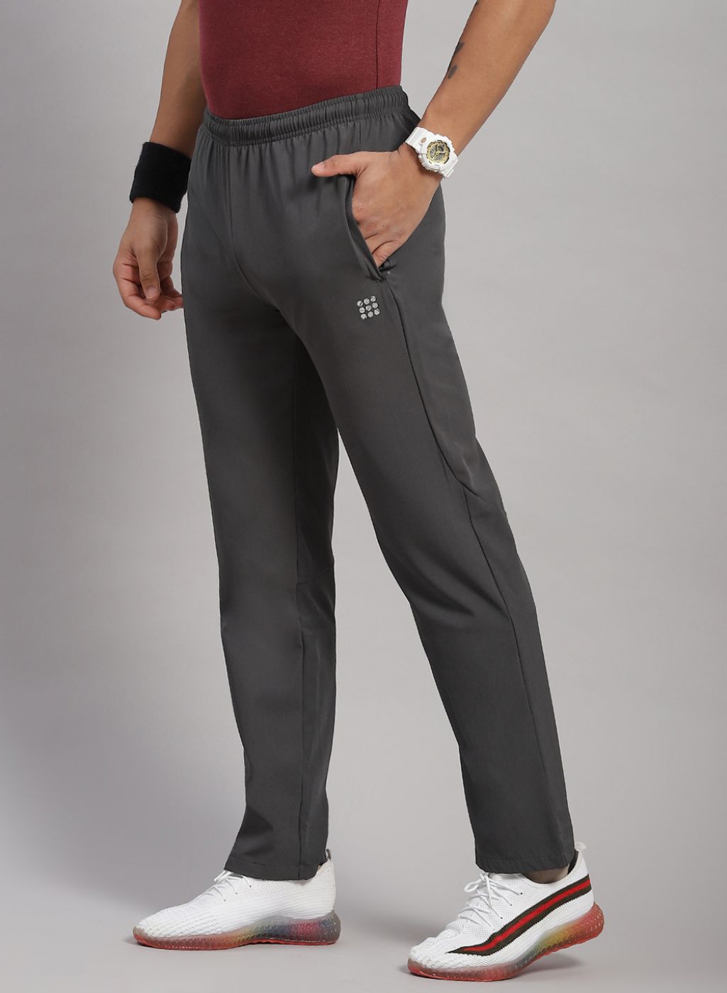 Rock.it Men Grey Regular Fit Lower