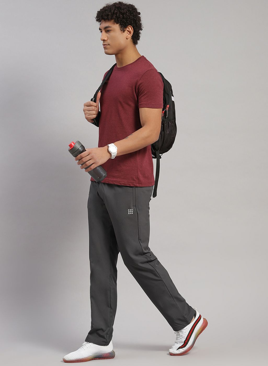 Rock.it Men Grey Regular Fit Lower