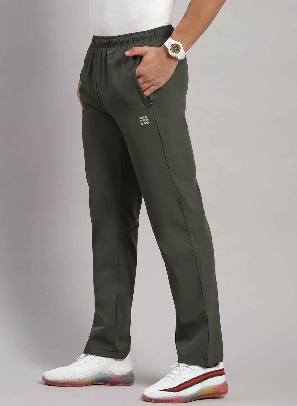 Rock.it Men Olive Regular Fit Lower