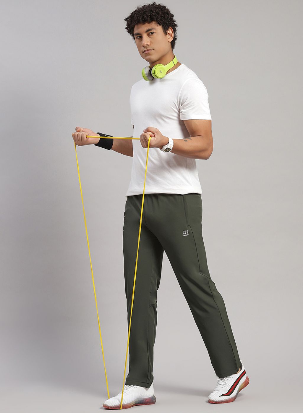 Rock.it Men Olive Regular Fit Lower