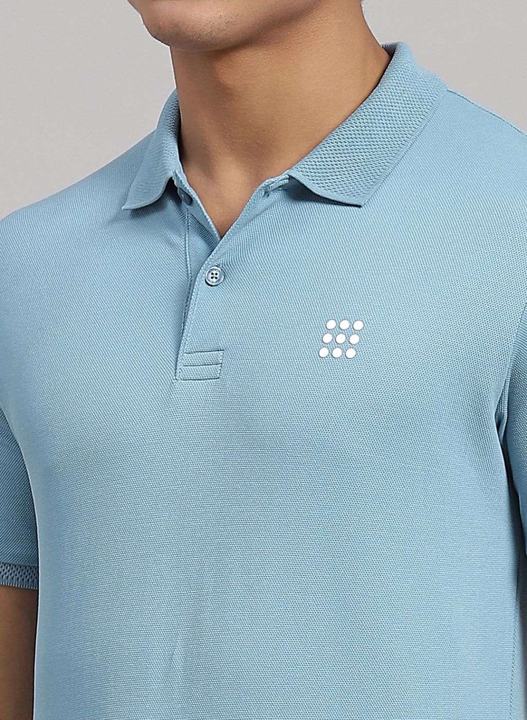 Rock.it Men Blue Solid T-Shirt