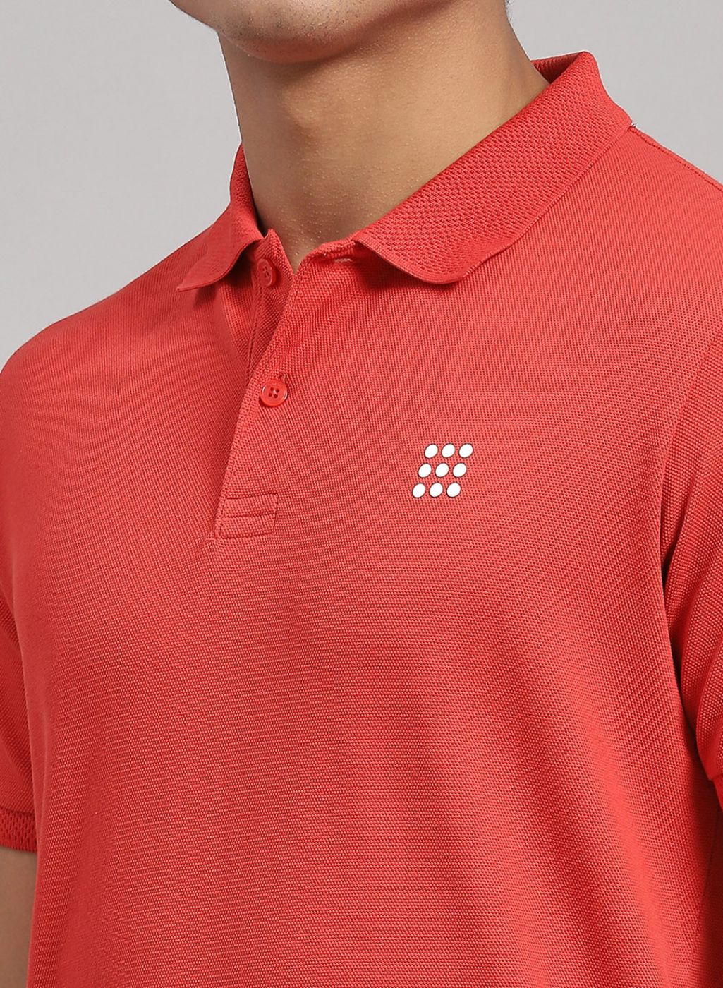 Rock.it Men Orange Solid T-Shirt