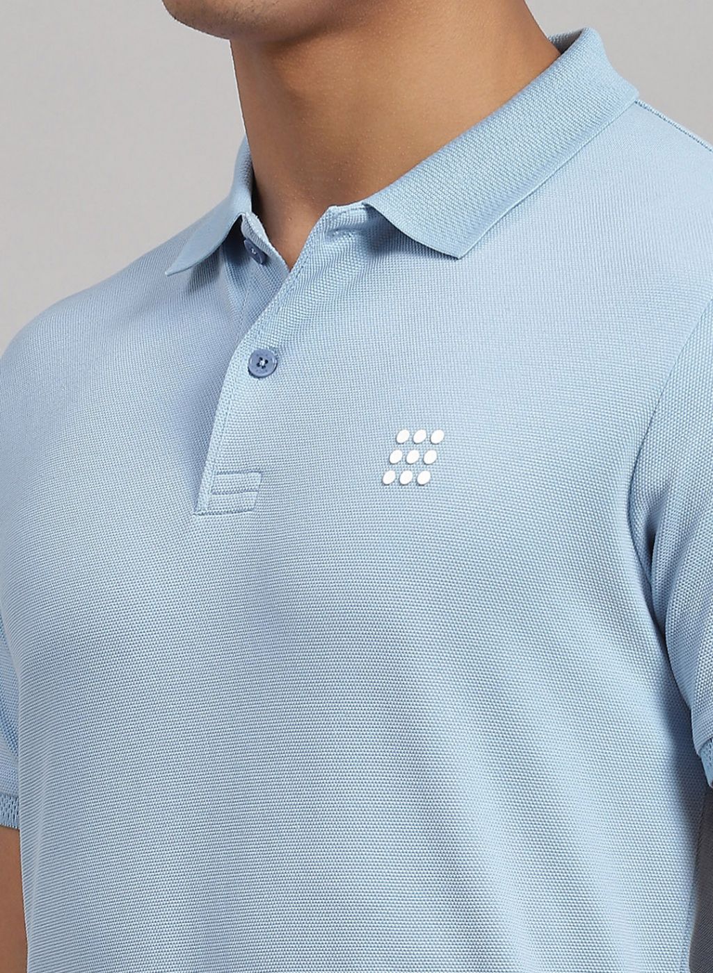 Rock.it Men Blue Solid T-Shirt