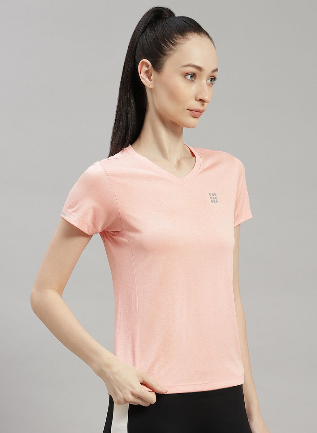 Rock.it Women Peach Solid Top
