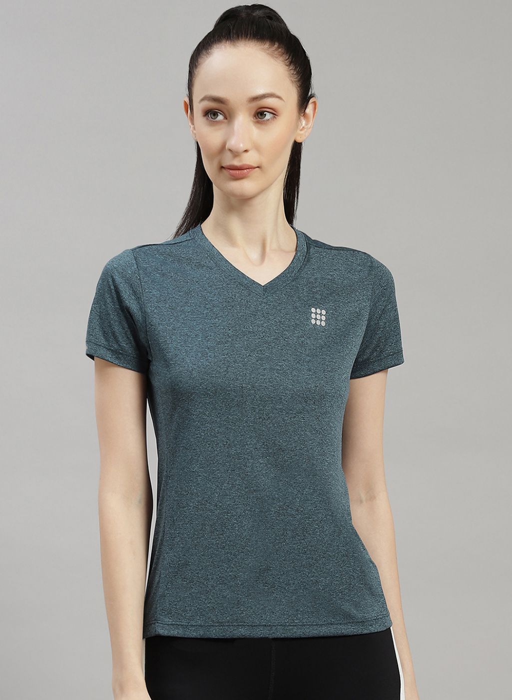 Rock.it Women Green Solid Top
