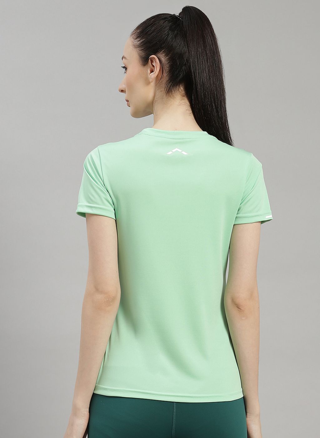 Rock.it Women Green Solid Top